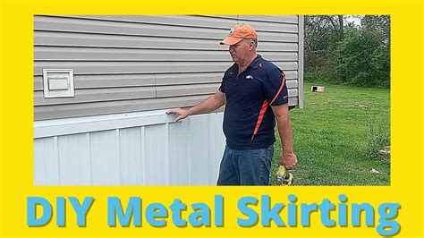 metal skirting for house|underpinning for mobile home.